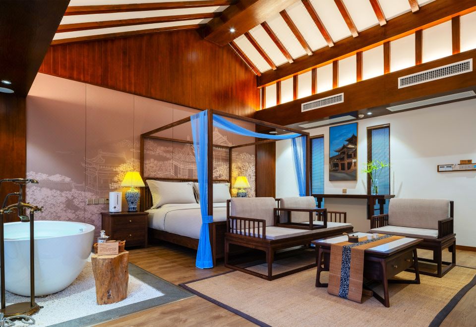 复古风景观大床套房