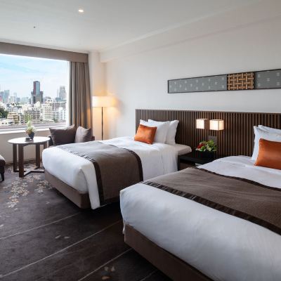 アッパータワービューツイン、客室、ダブル2台、東京タワービュー、高層階、ワールプール ザ・プリンス さくらタワー東京、オートグラフ コレクション クーポン