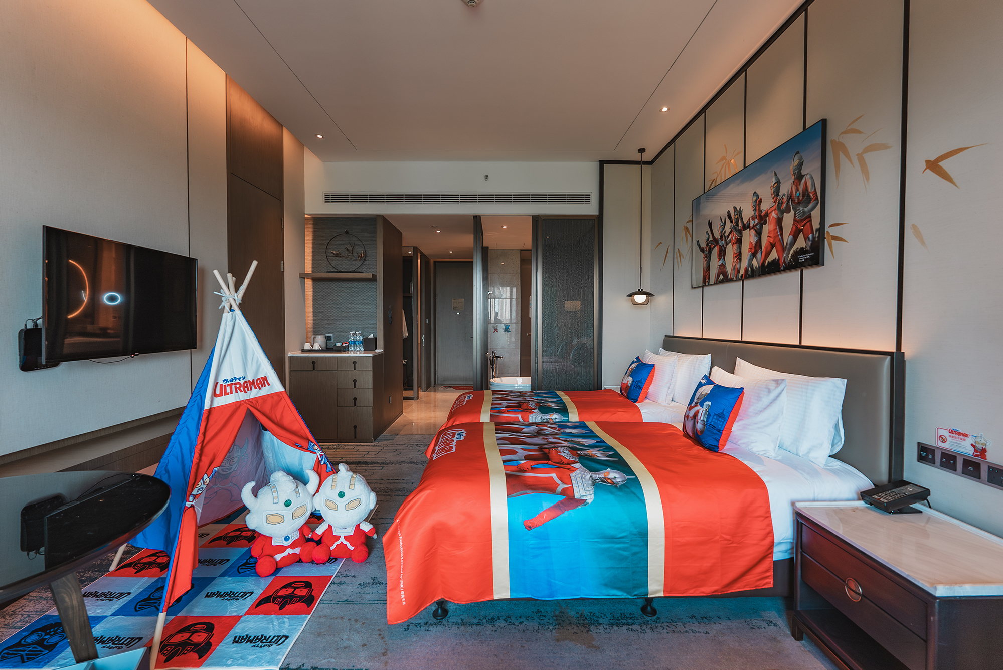 奥特曼主题亲子房