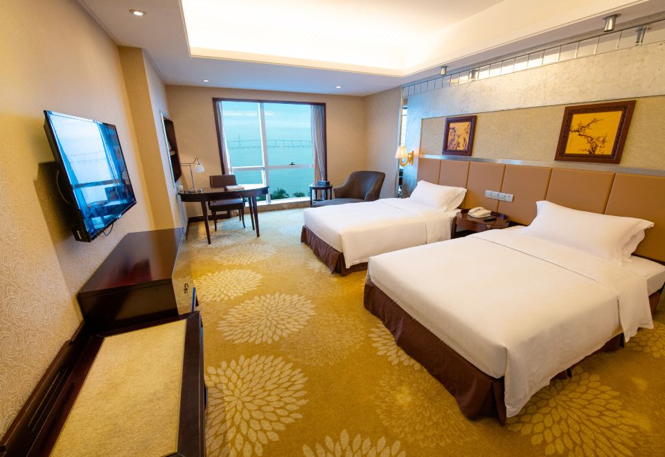 观海豪华海景双床房