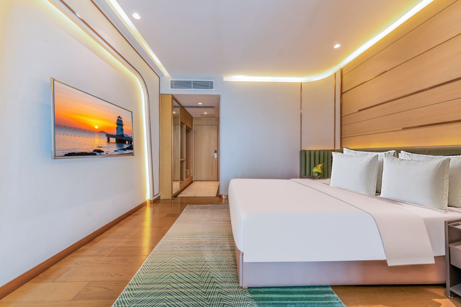 Leisurely·豪華大床房「智能客控+minibar+浴缸泡澡」