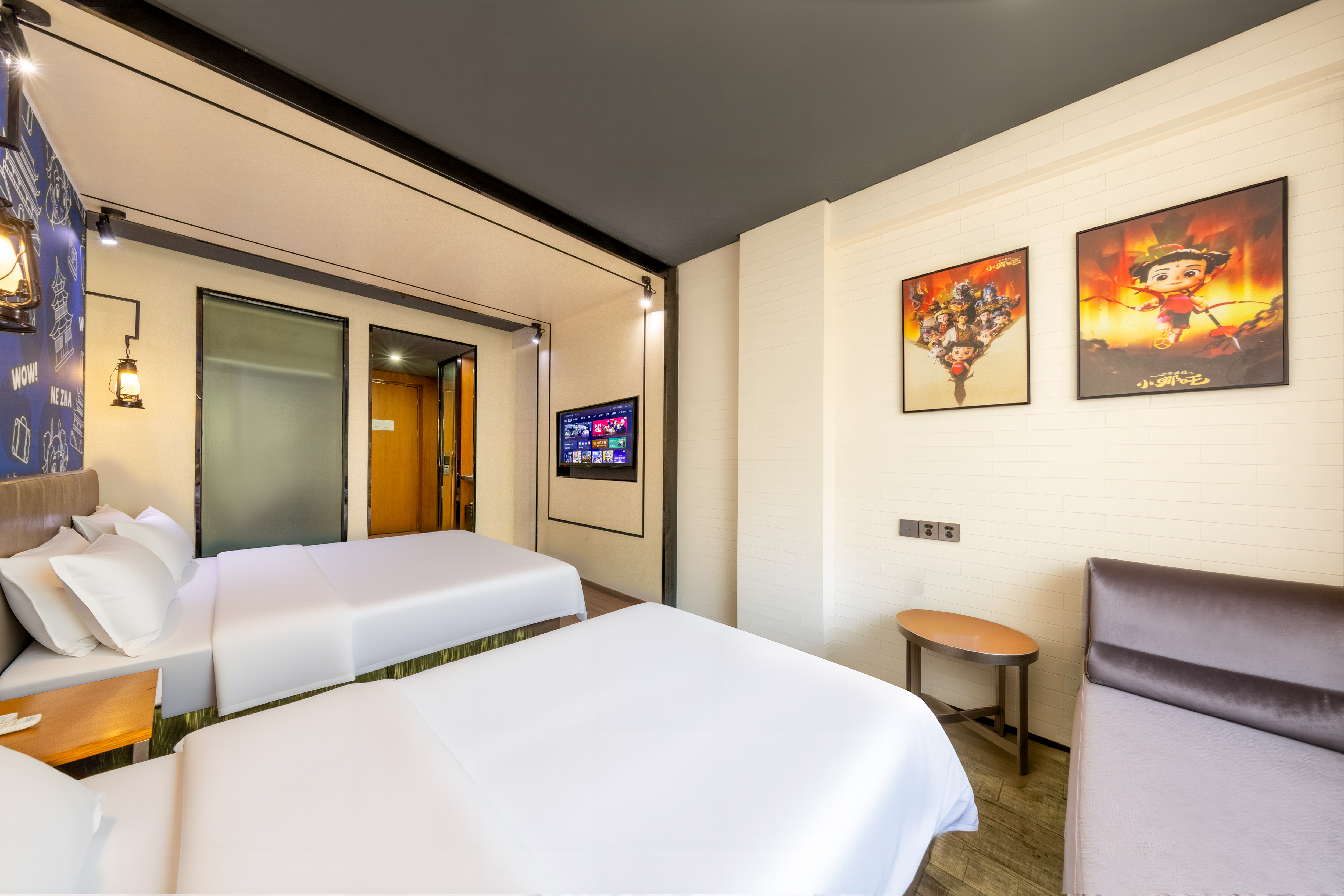 途窝拾光亲子房【舒适通风+家庭双床】