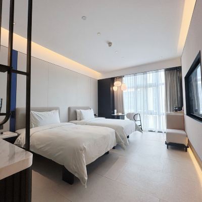 高級雙床房 廣州景閣飯店（白雲國際機場T2航廈店）優惠