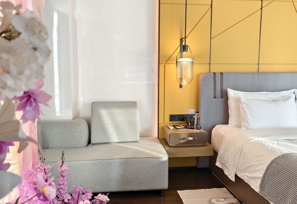 莫奈花海城景大床房