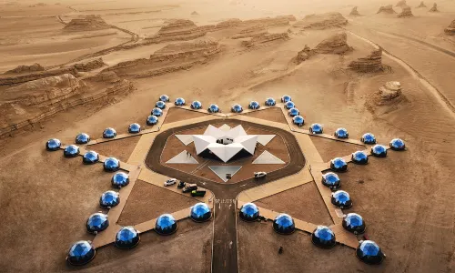 Lonely Space（ Gobi ）wild luxury hotel