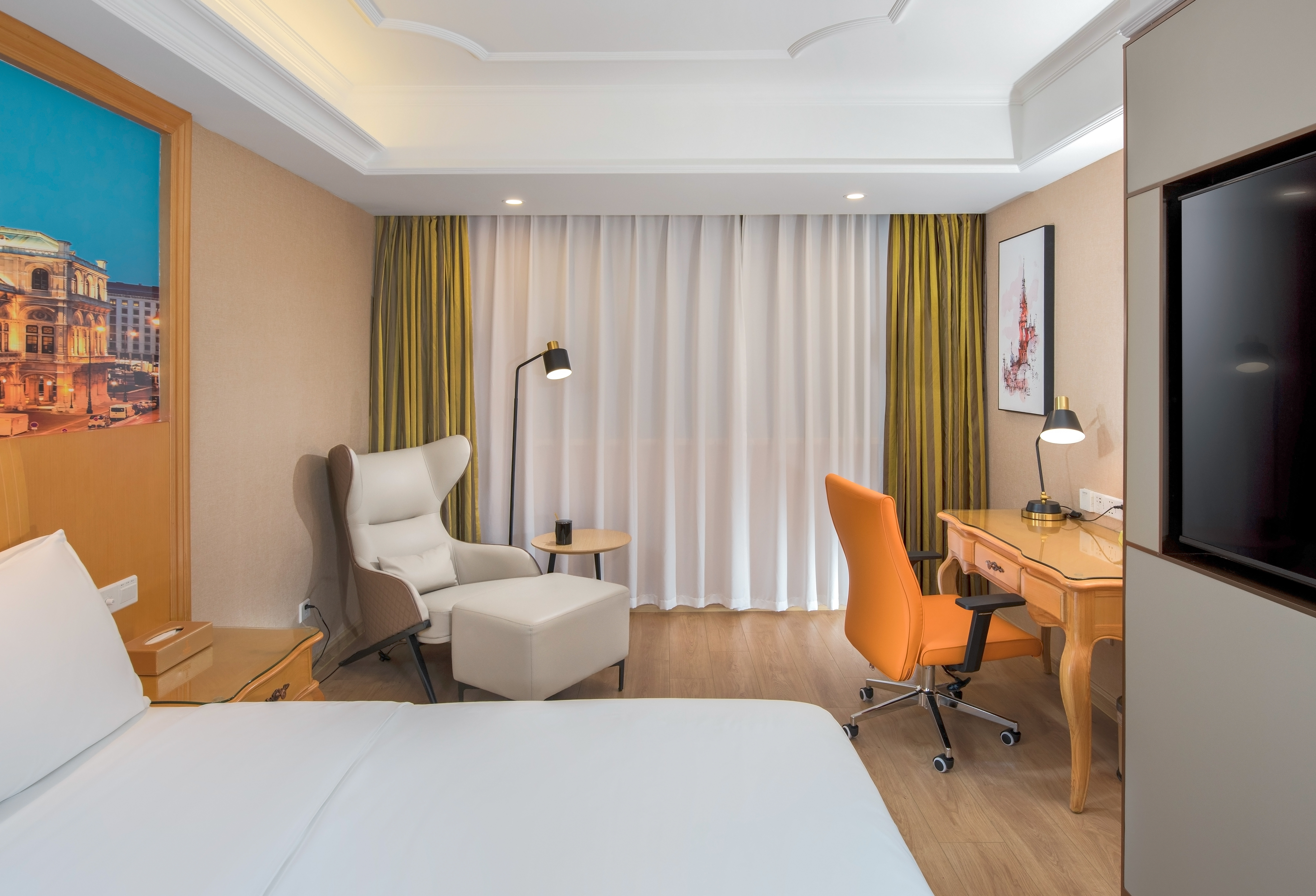 Vienna International Hotel (Shenzhen Futianqu Jingtian)Deluxe Queen Room