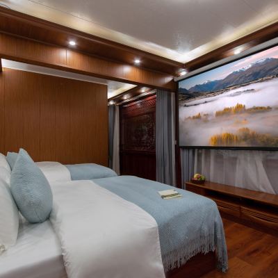 予苑.精品雙床房【大屏高清投影+恆溫智能馬桶】 麗江玉龍涵舍予苑客棧優惠