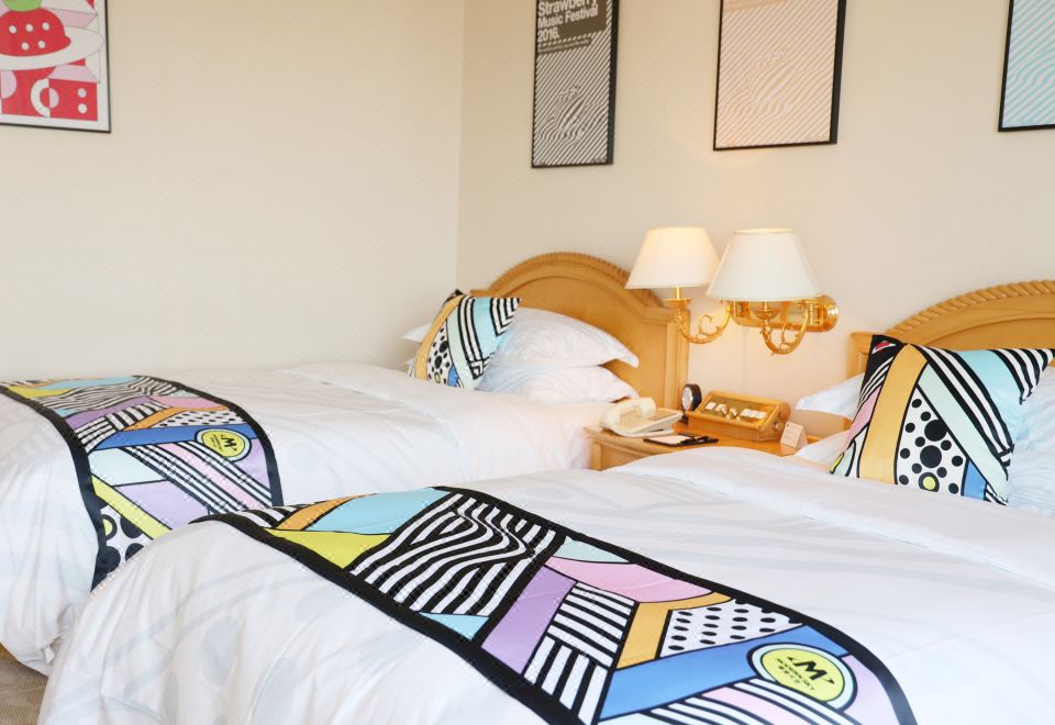 草莓音樂雙床房