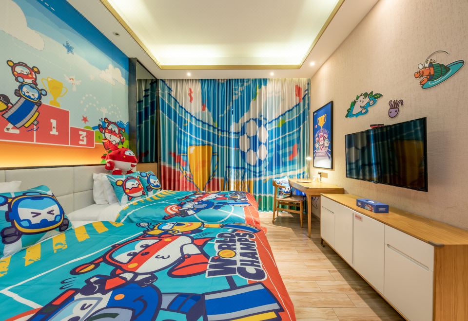 Yuetianxia Hot Spring HotelSuper Wings Waterside Hot Spring Villa One-Bedroom One-Living Room - Private Tub