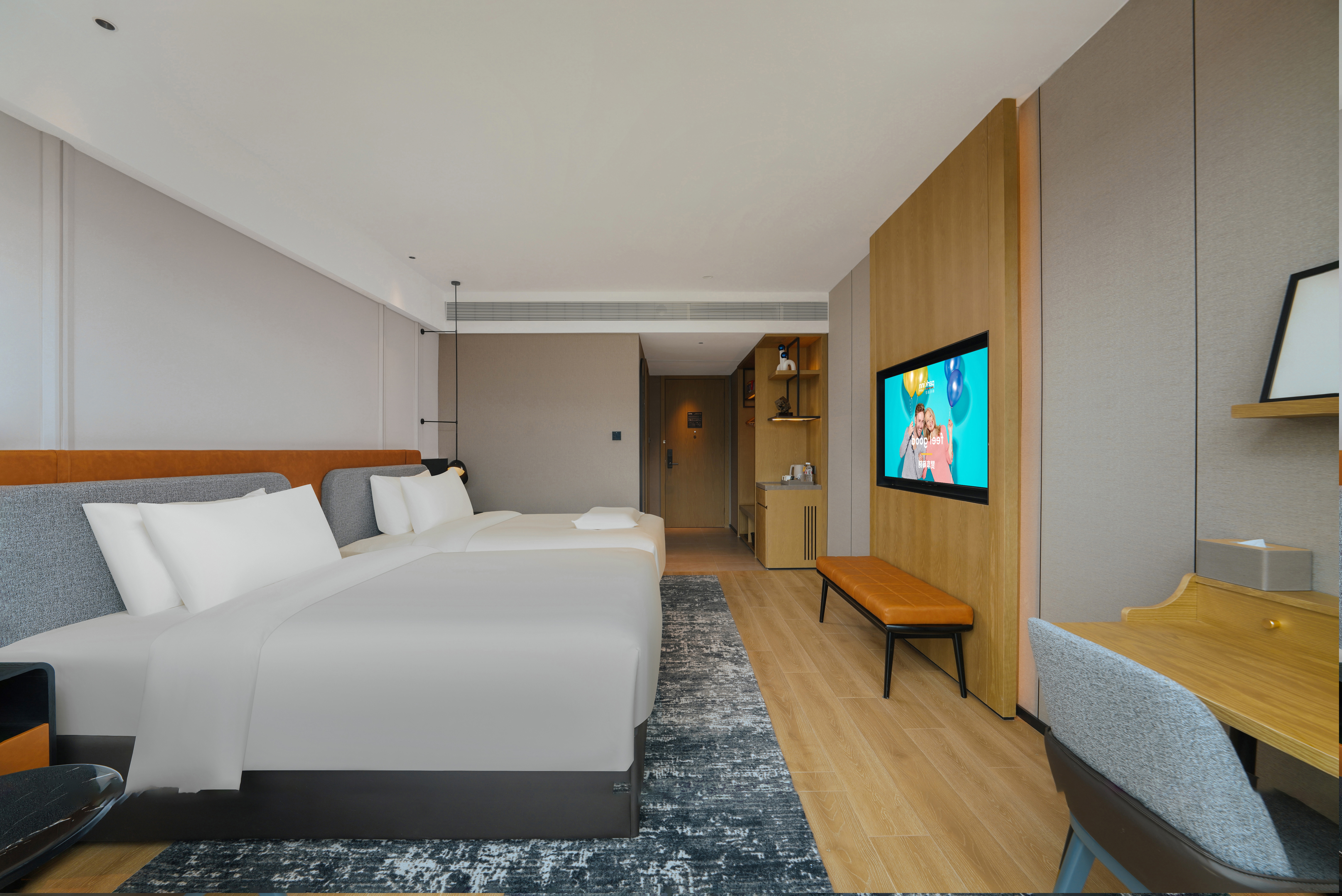 舒适双床房（智能客控+智能恒温马桶）