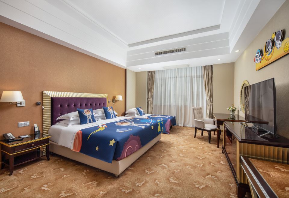 卡通亲子房（望园景+卡通主题用品+浴缸+智能马桶）