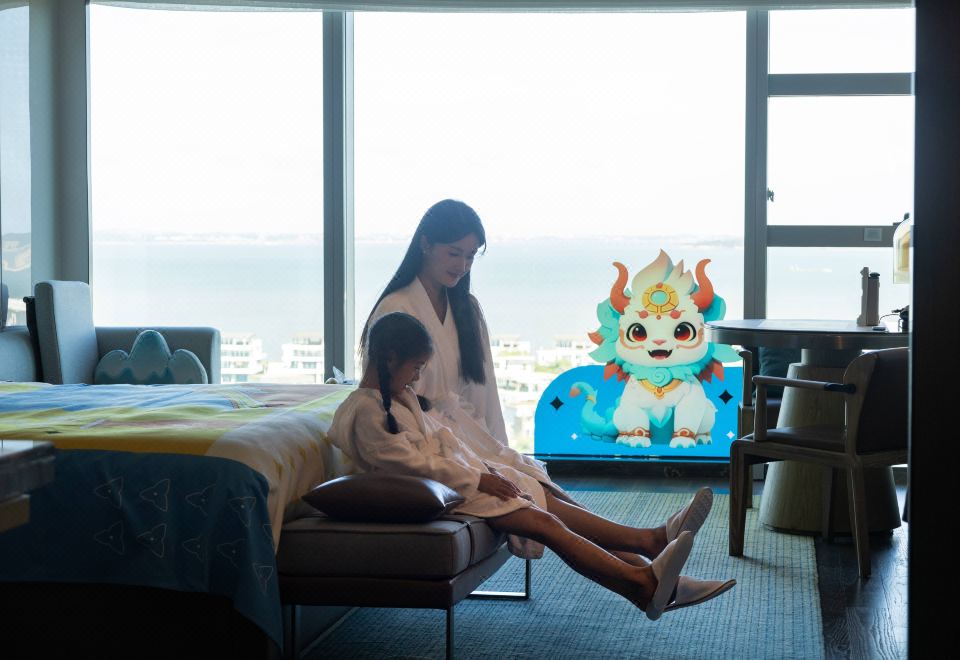 龙境探秘·亲子互动主题双床房（180°海上日出）