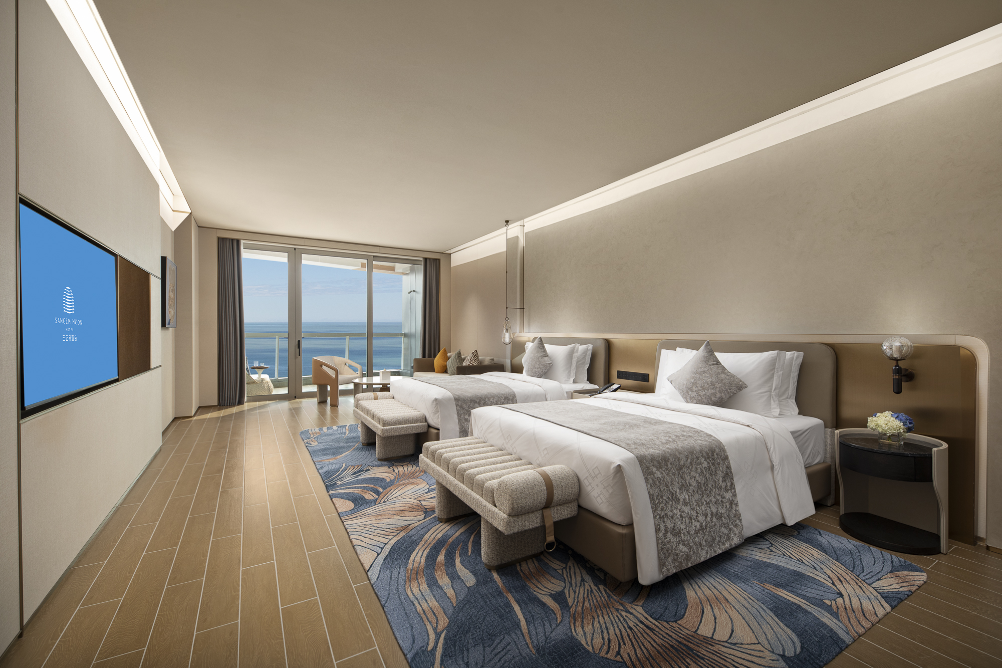 揽月全海景双床房