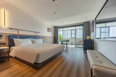 HYGGE Qieman Hotel (Hefei Huaihe Road Pedestrian Street Intime Center Branch) Hotel di 
