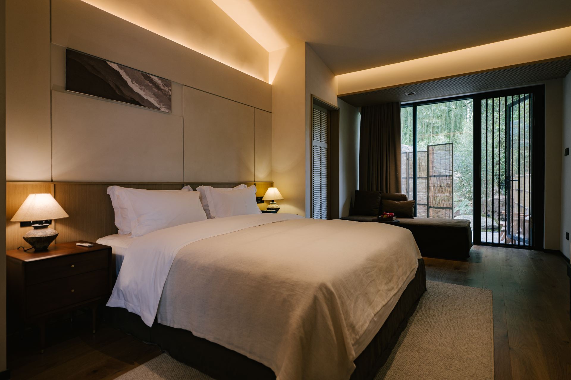 Garden Featured Room， - Mountain-View (Double Bed)