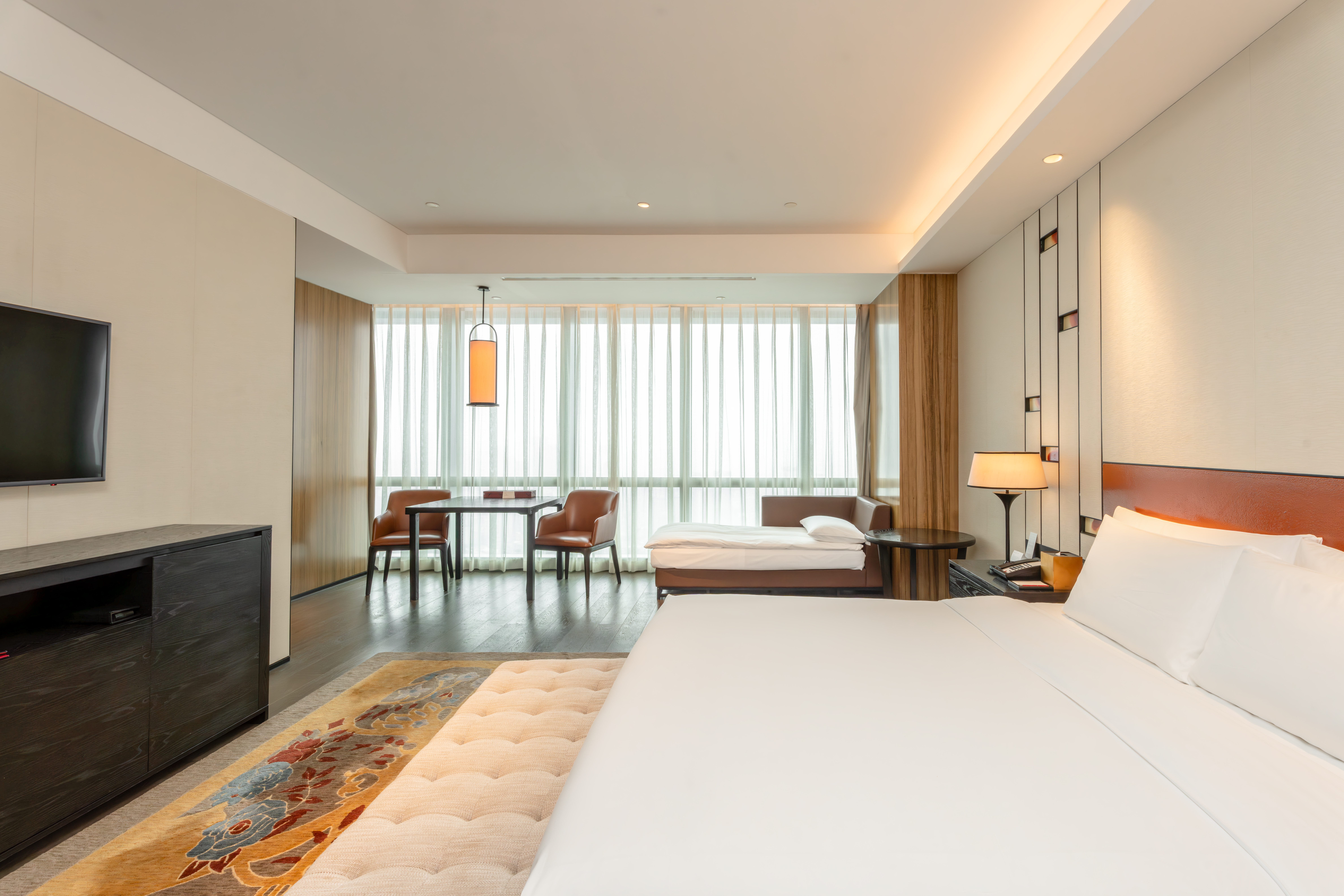 Grand Hyatt Changsha君悦豪华大床房（带单人梳化床）