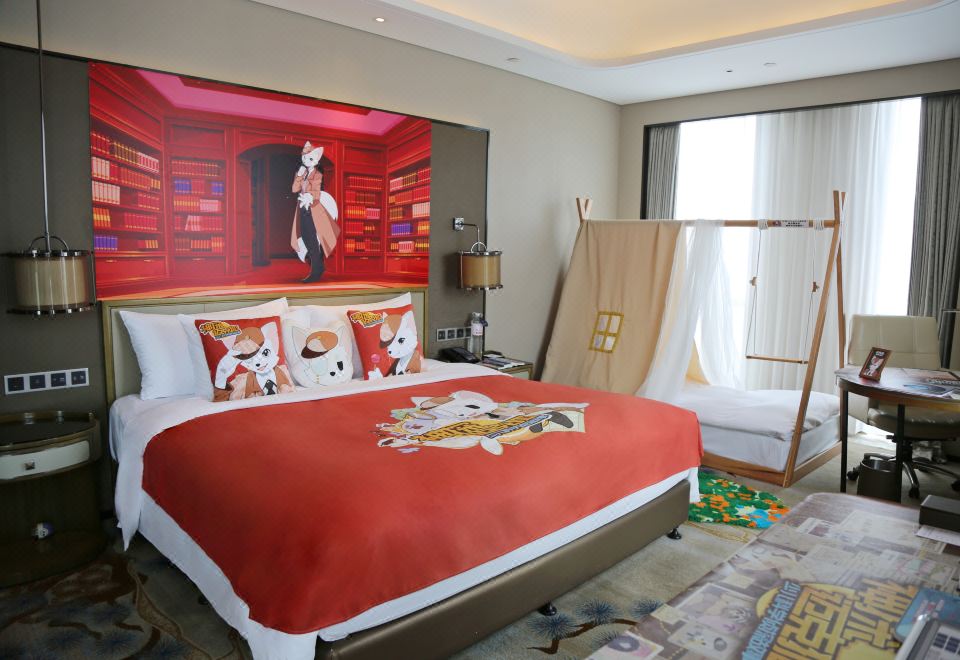 神探迈克狐亲子主题房（沉浸剧本体验+小童帐蓬床）