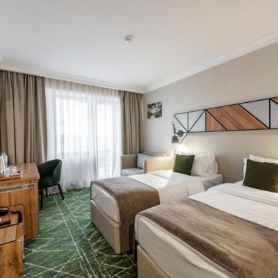 Mobility Accessible Twin Room With Street View Wyndham Garden Burabay Promo Code