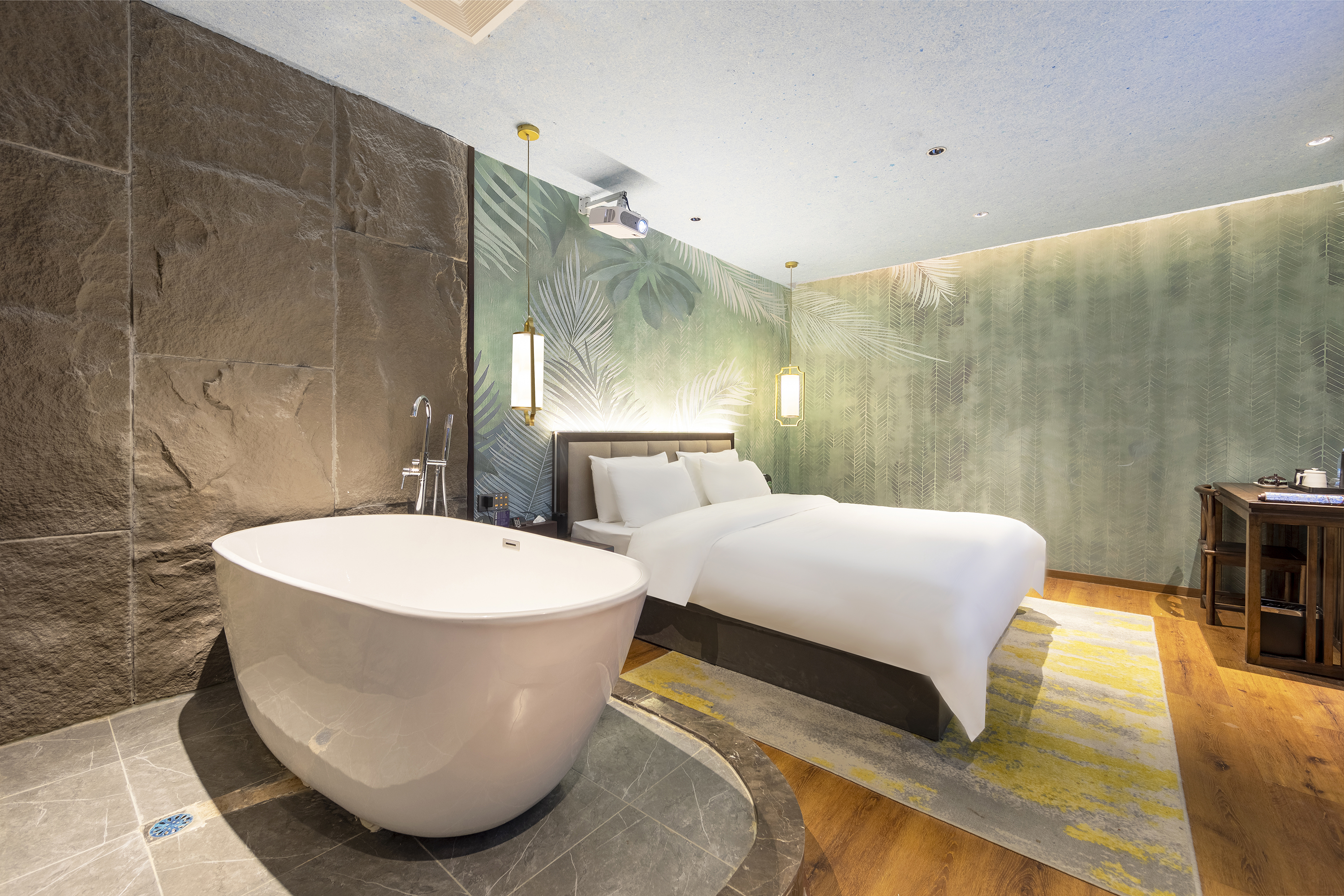 竹溪观影房（语音智控+超大投影+零压床垫）