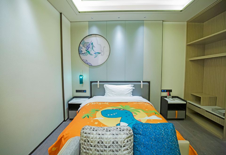 行政亲子双床大套房（带温泉泡池）