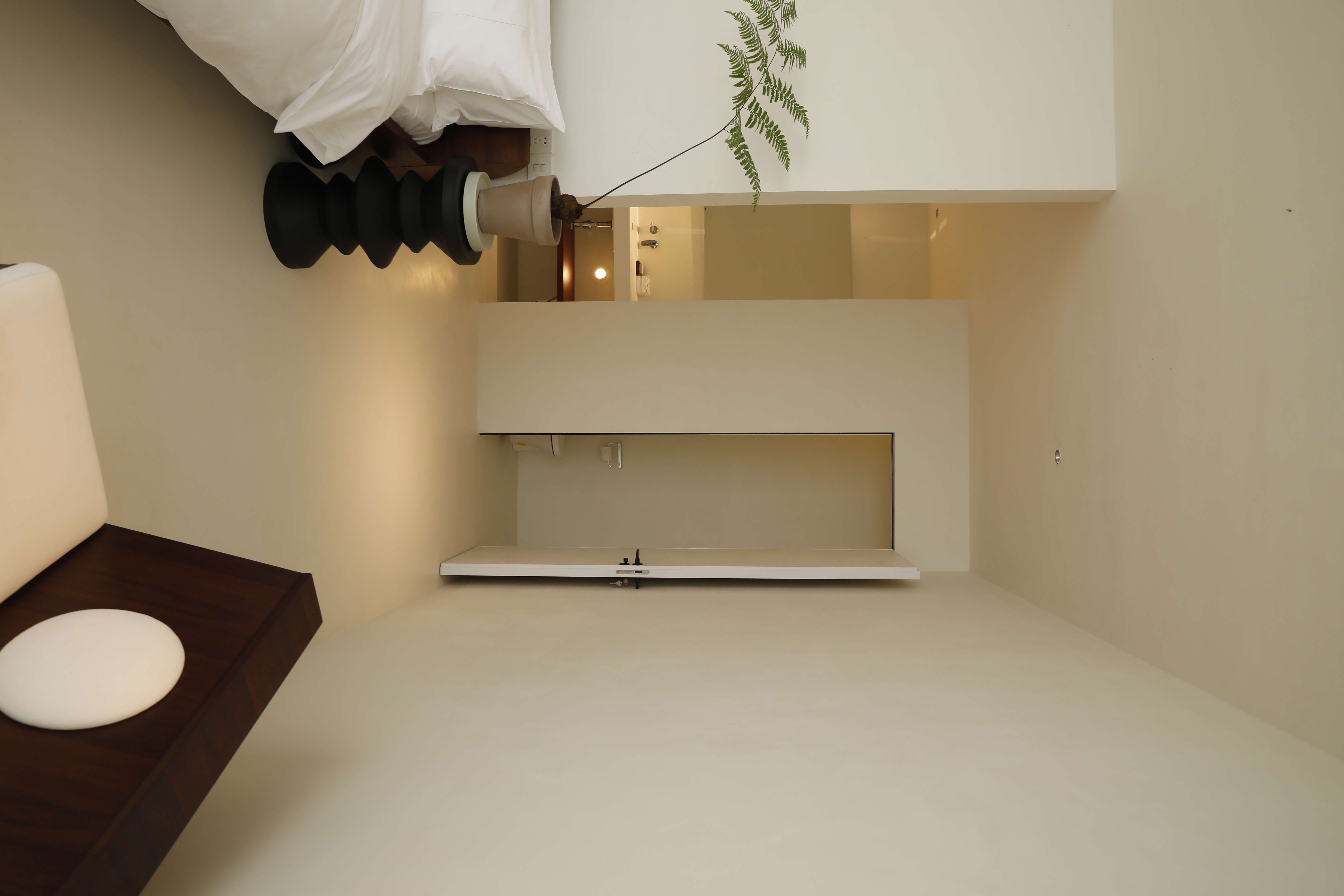 你看起来很好吃 丨园景浴缸大床房（全屋进口微水泥，科勒衞浴，金可儿床垫，网红冰箱）