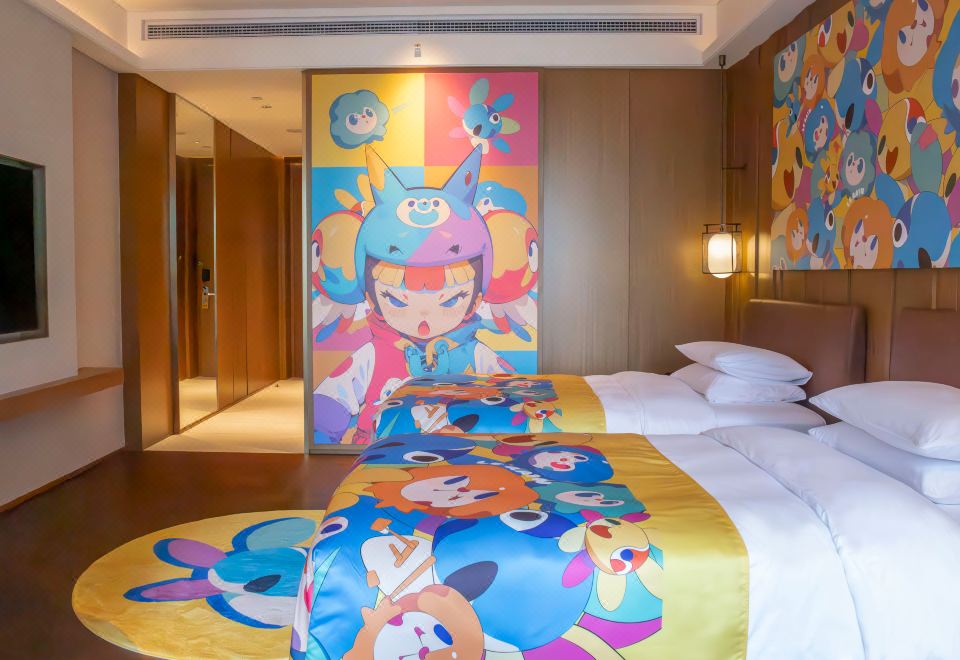 樂雨AI漫游記主題雙床房