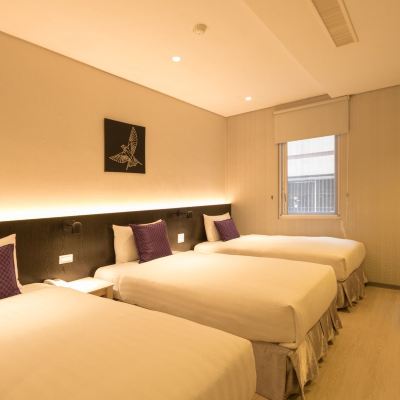豪華三人房 台南捷喬商務旅館優惠