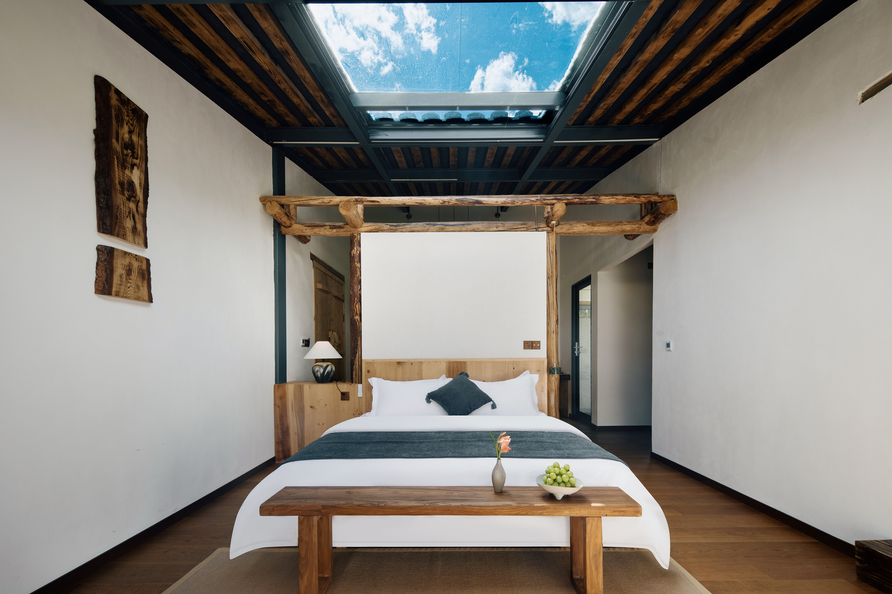 塵外·雪山觀景星空頂花園套房（吊椅觀景台+浴缸+慕思床墊+躺卧星空+壁爐）