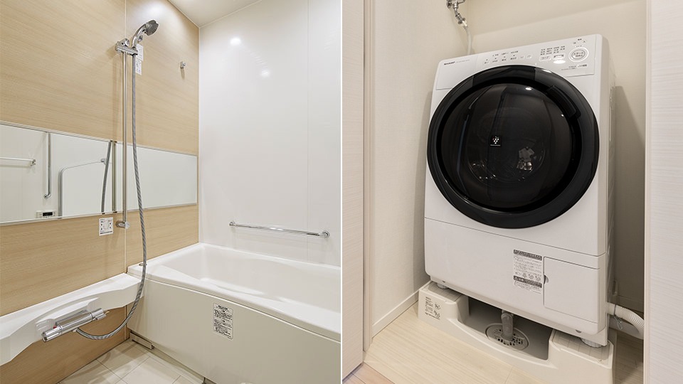 豪华 A 房，配备 1 张大床，公寓式