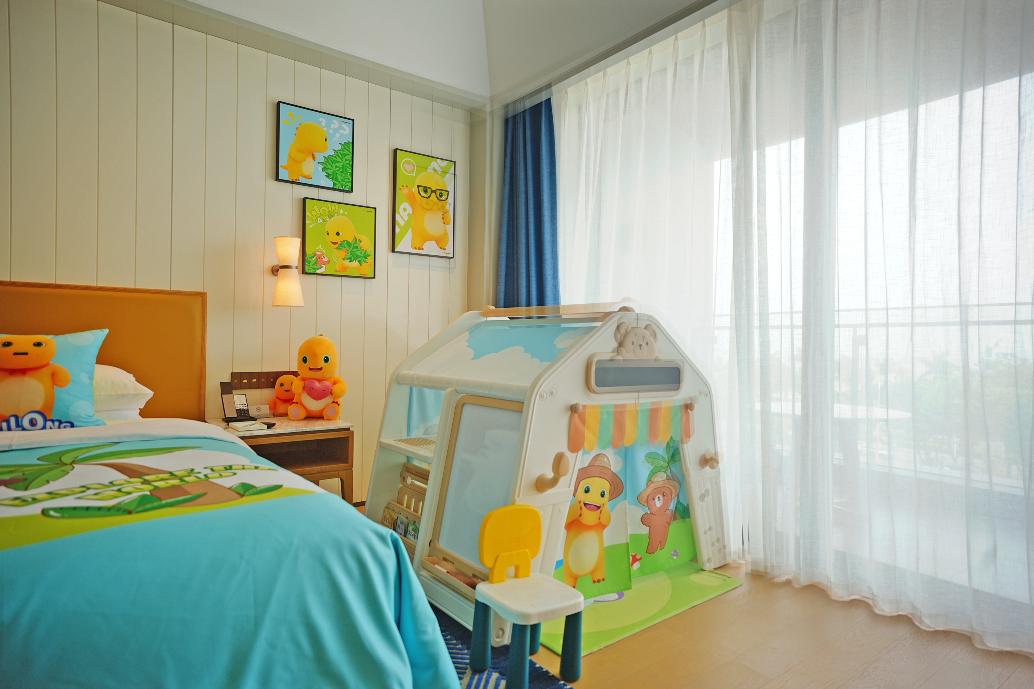 奶龙主题海景露台大床房