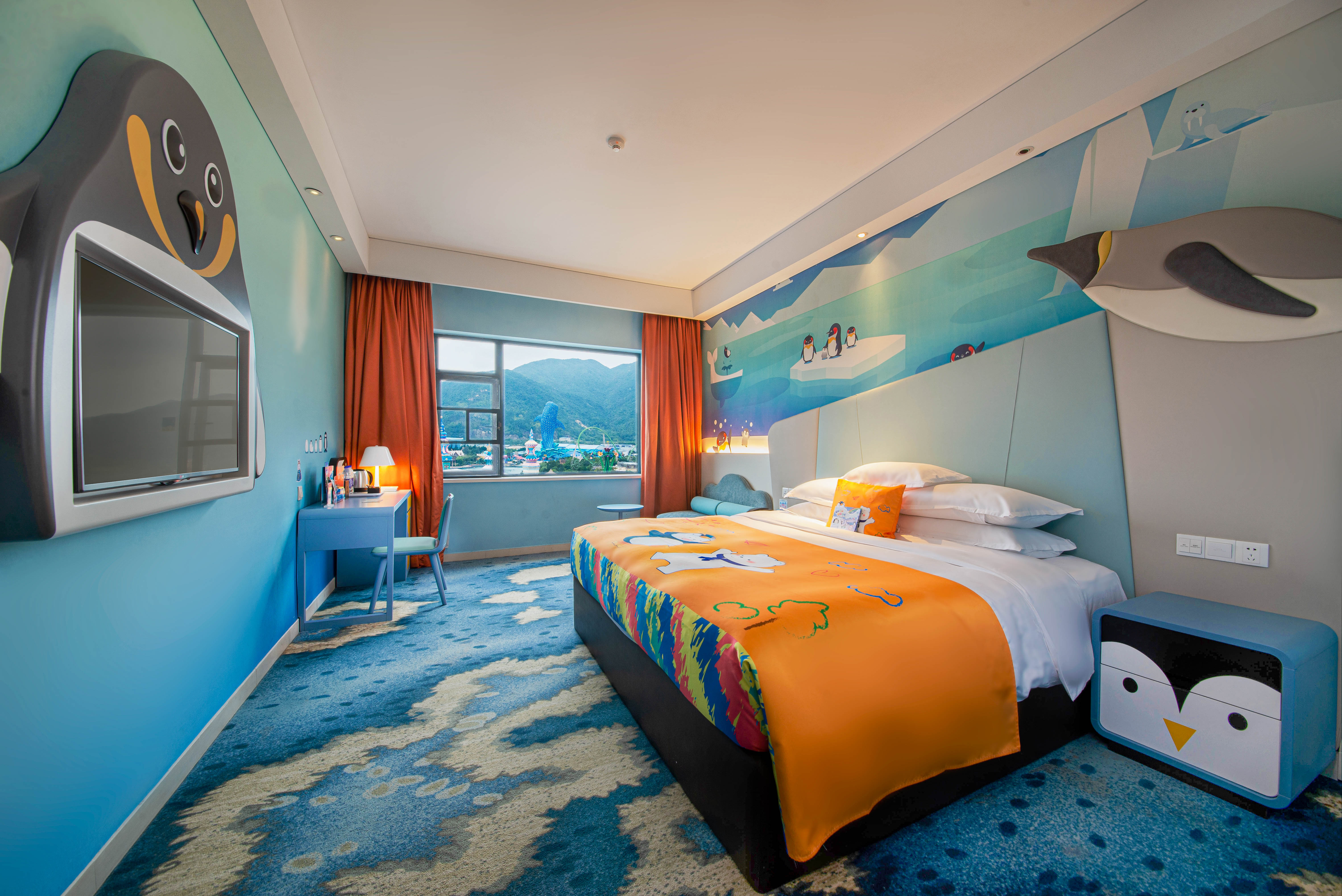 烟花景观房大床房