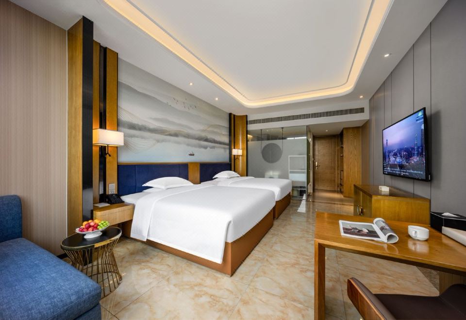 Wyndham?雅致双床房【会客沙发+甄选品质】