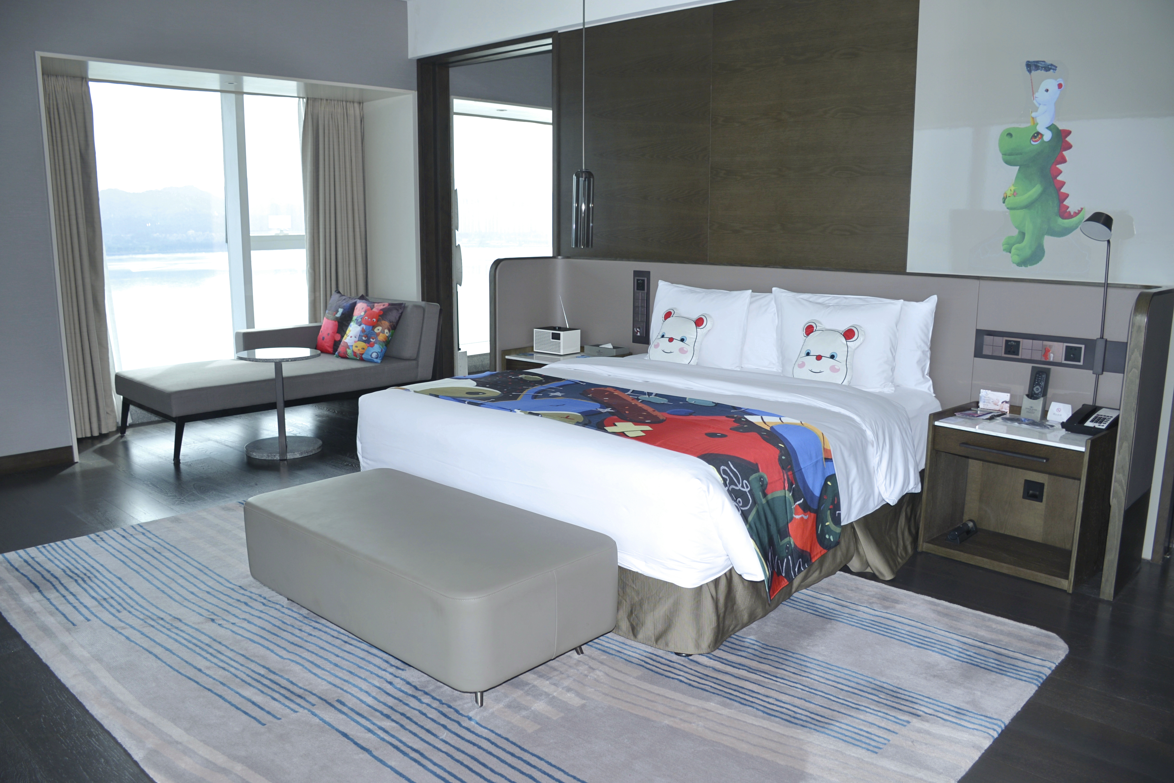 潮流艺术主题单卧海景套房