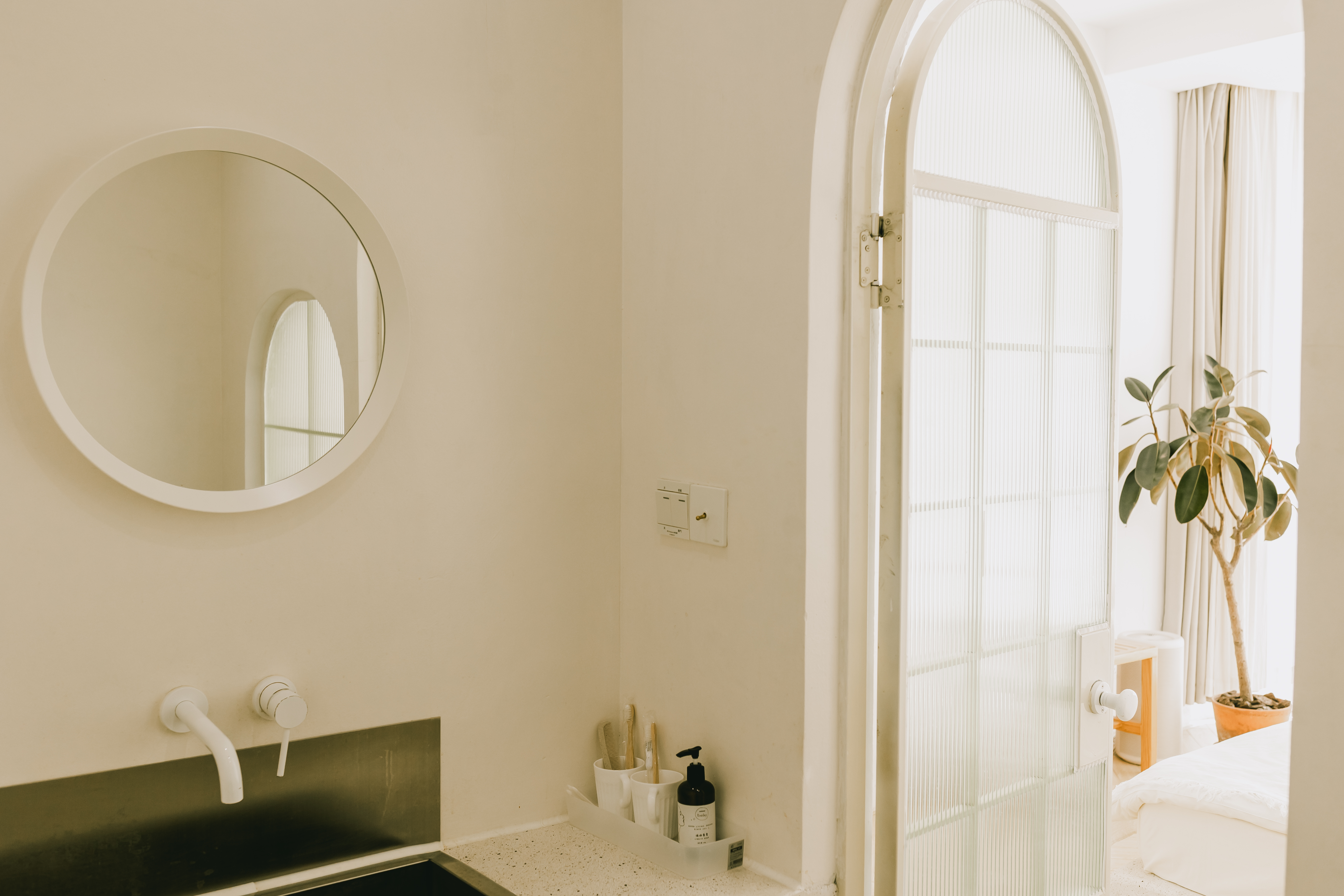 郁李｜「超大弧形落地窗·庭院风景」