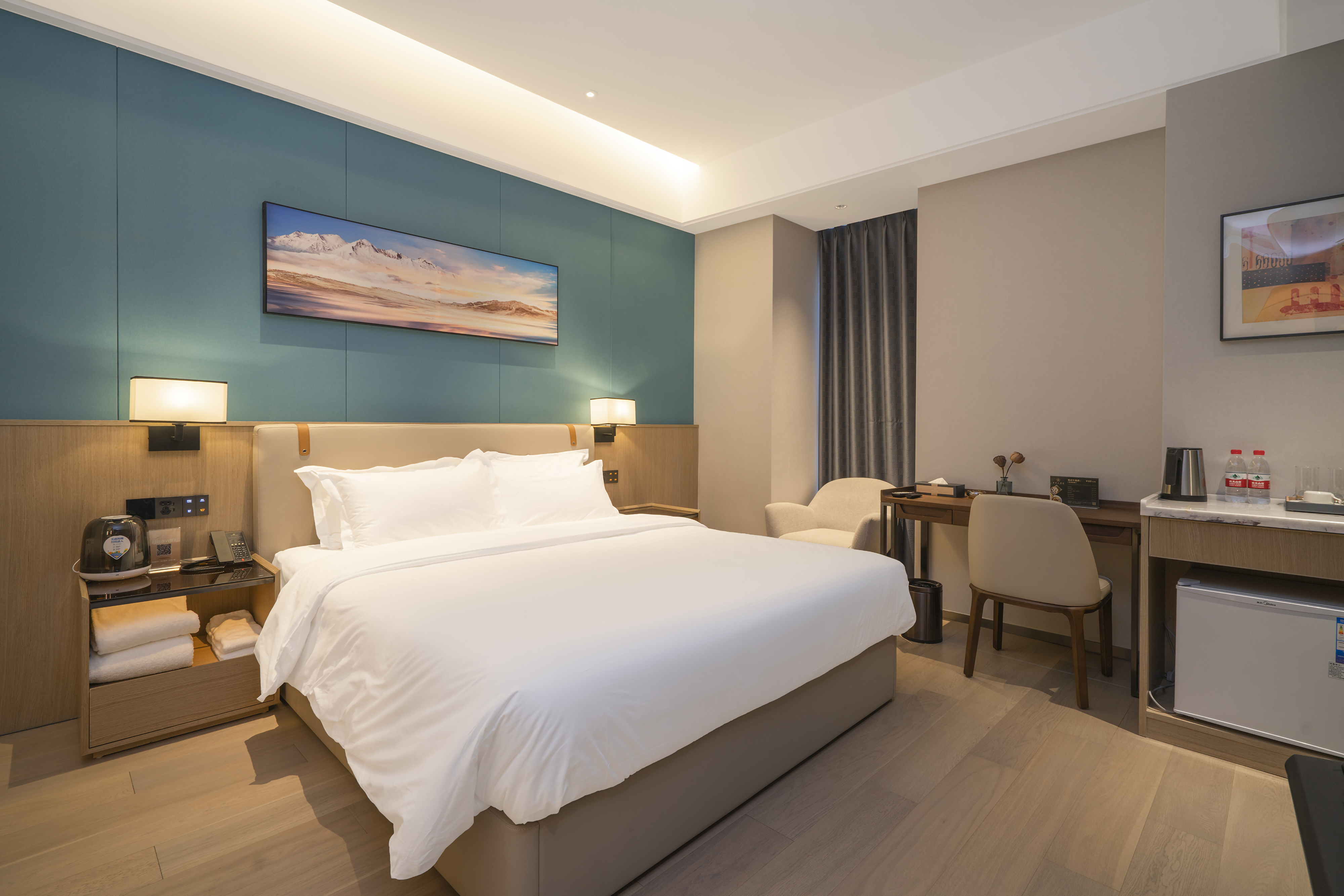 豪华大床房【深度睡眠床垫+舒适羽绒被+智能马桶】