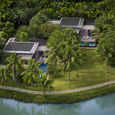 柏悅湖景庭院泳池四居別墅 三亞太陽灣柏悅飯店優惠