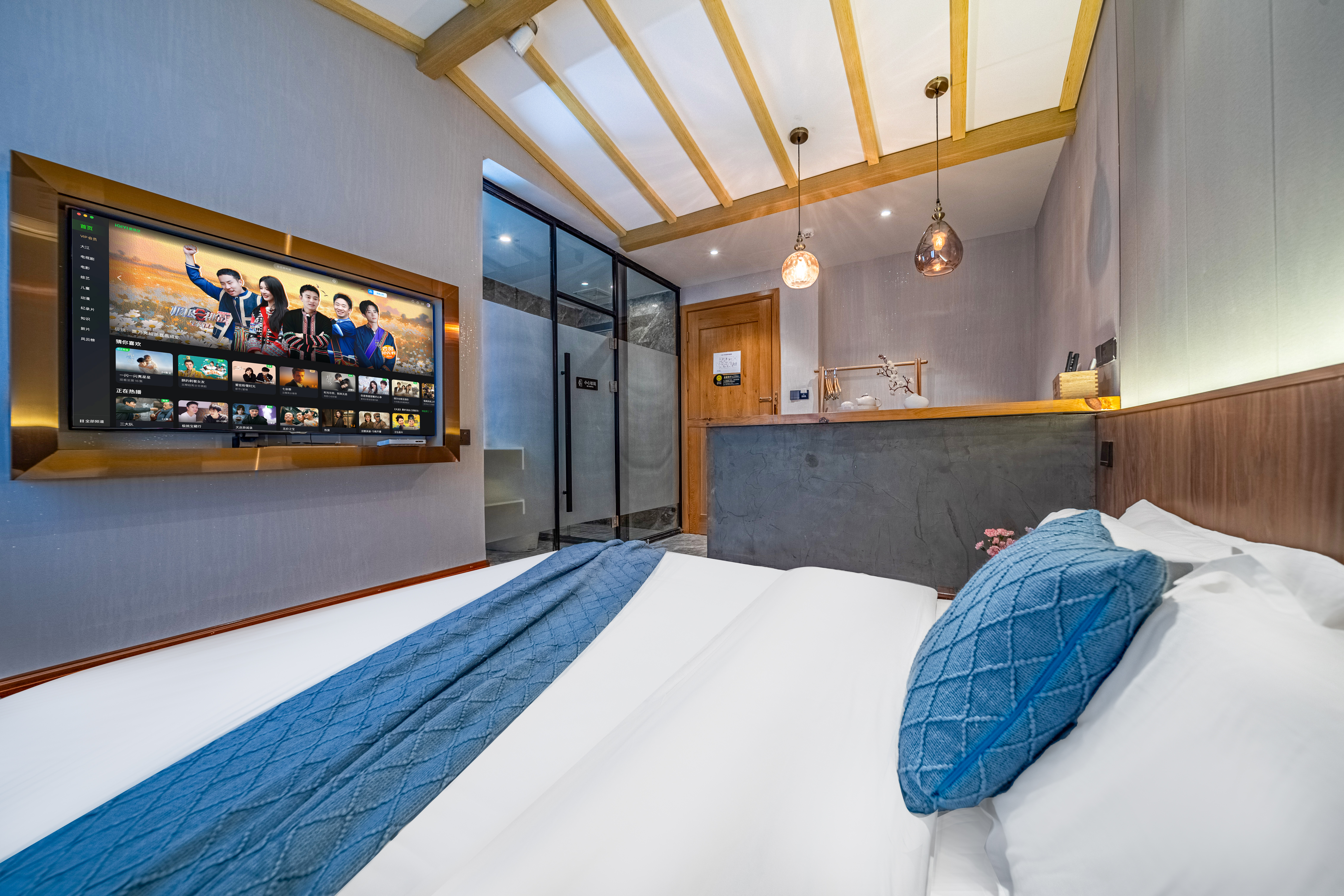 月白沉香·榻榻米房【舒睡好眠+雅致静逸】