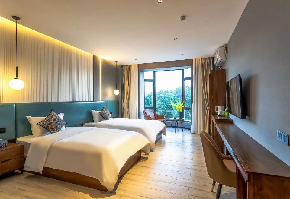 伴海·别墅双床房|洗衣机+冰箱