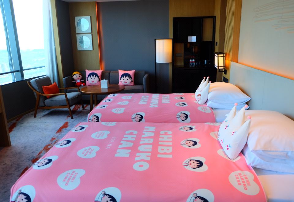 Suning Galaxy International Hotel XuzhouChibi Maruko-chan Premium Themed Room (Twin)
