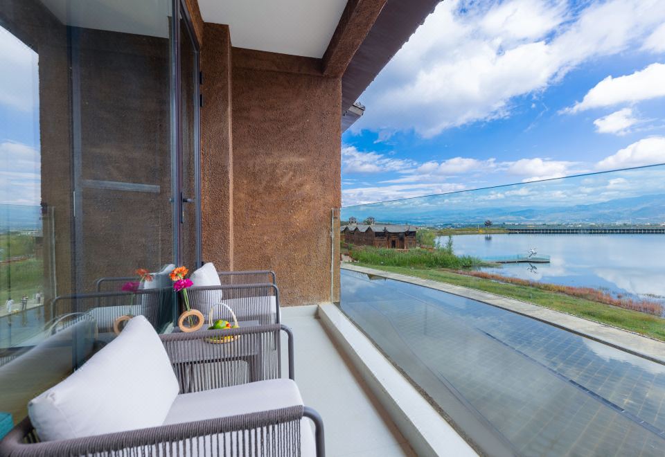 Yanyuan Berlin Lake Apple FarmQing Feng Lake-View Twin Room