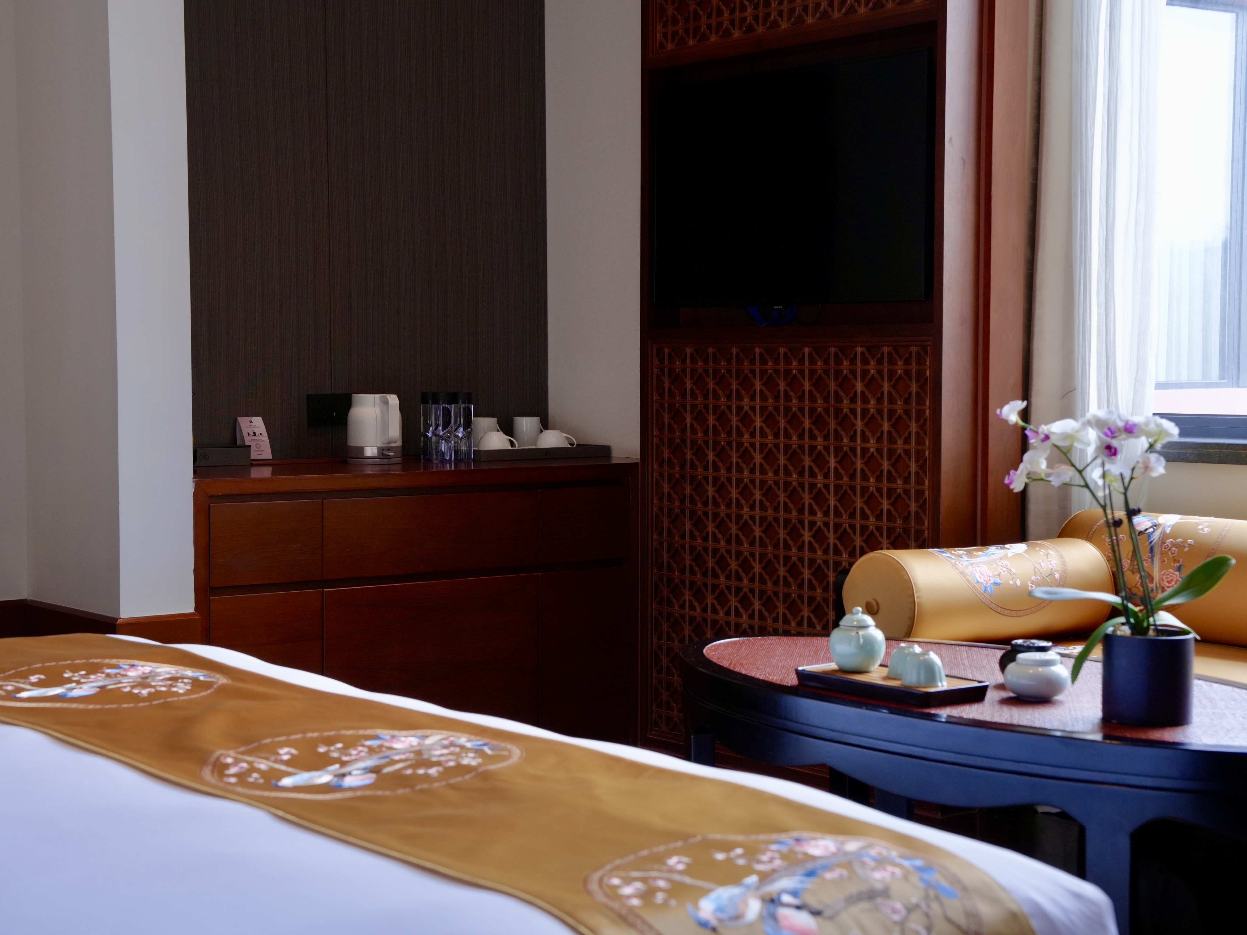 花开富贵主题双床房