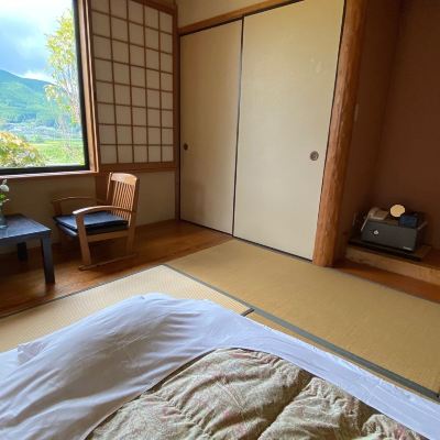 帶半露天浴池的獨立客房（帶緣廊） 湯布院旅之宿Poppo庵優惠