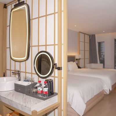 花園陽台雙床房 詩藝城棧（廣州塔店）優惠