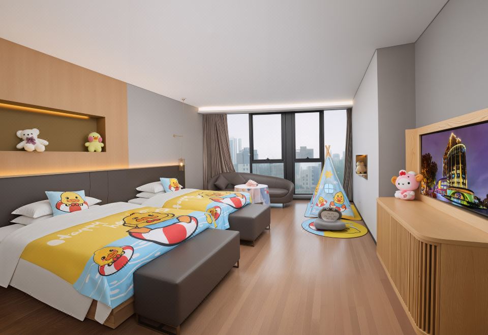 開心鴨主題親子房