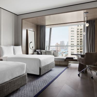 博望城景豪華雙床房 上海魯能JW萬豪侯爵酒店優惠