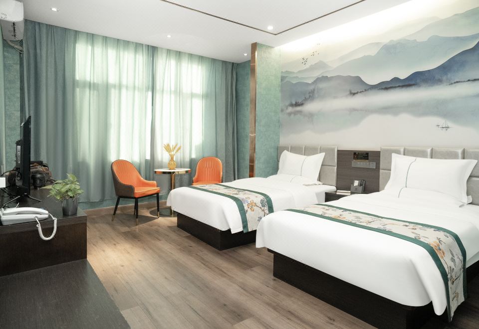 Yufuke Business Hotel (Kelan Bus Terminal Kelan Station)Guestroom (2 Beds)