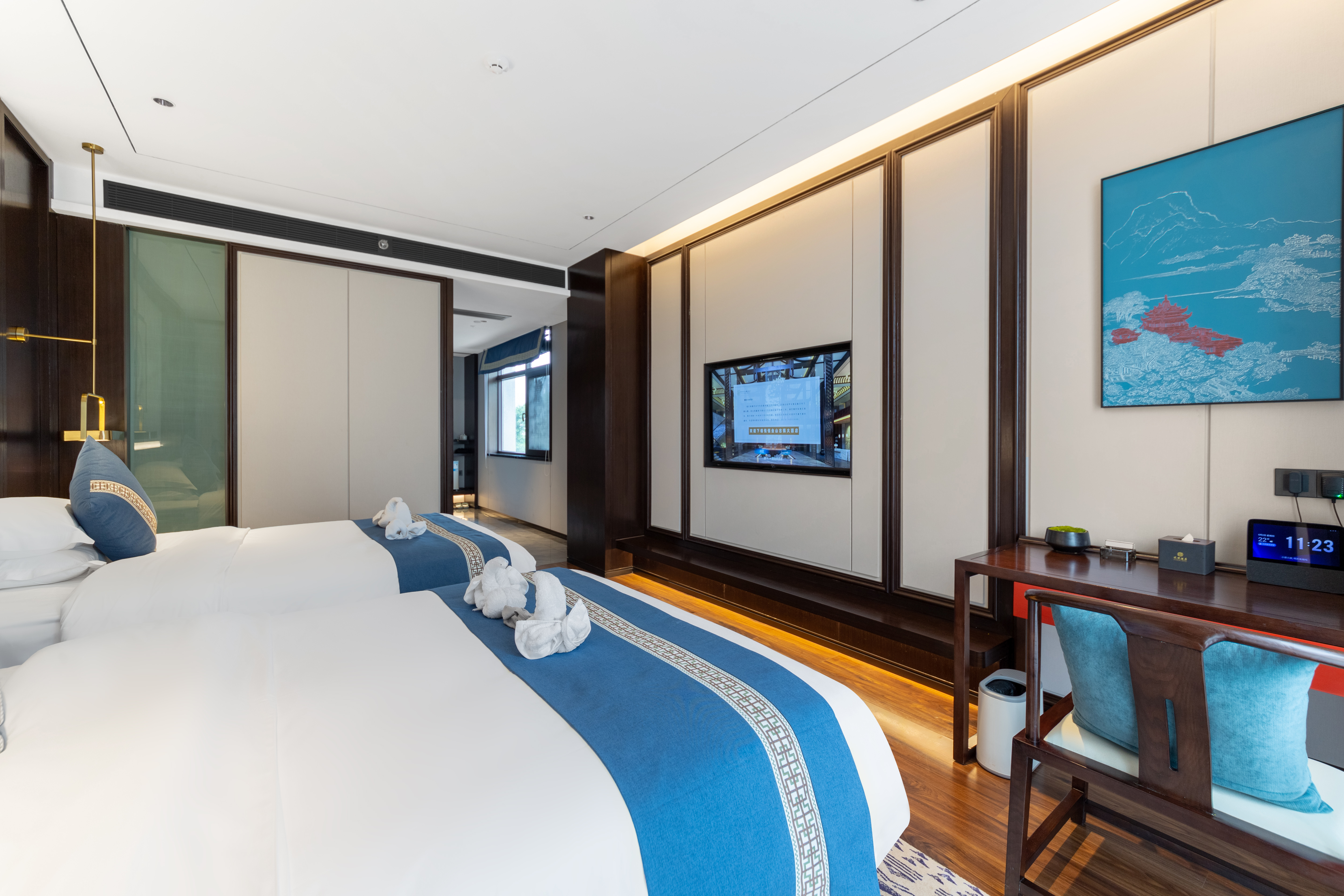 高级双床房（全屋智能+舒适好眠+55寸液晶电视）