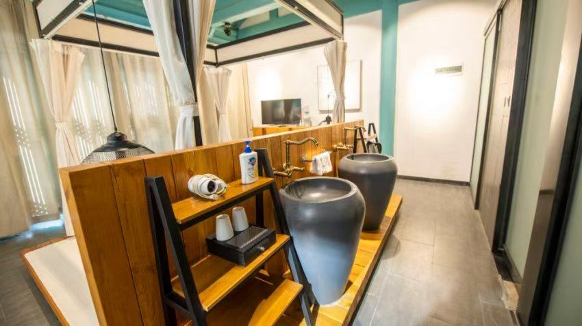 Qingshe Boutique Hostel Mianxian Zhuge Ancient Town Garden Room - Courtyard-View