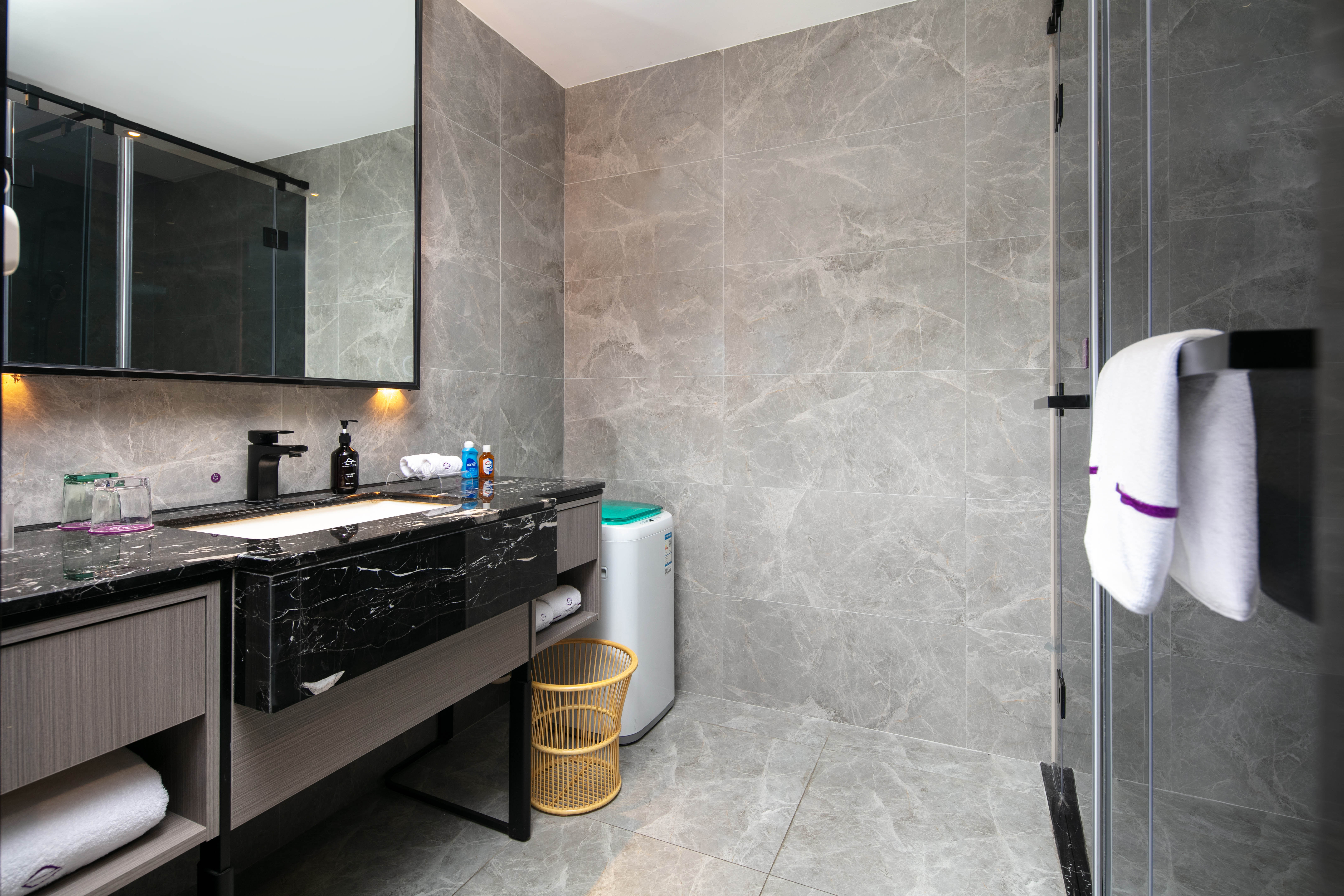 高层零压双床房（梦百合零压床垫+智能客控+全自动洗衣机