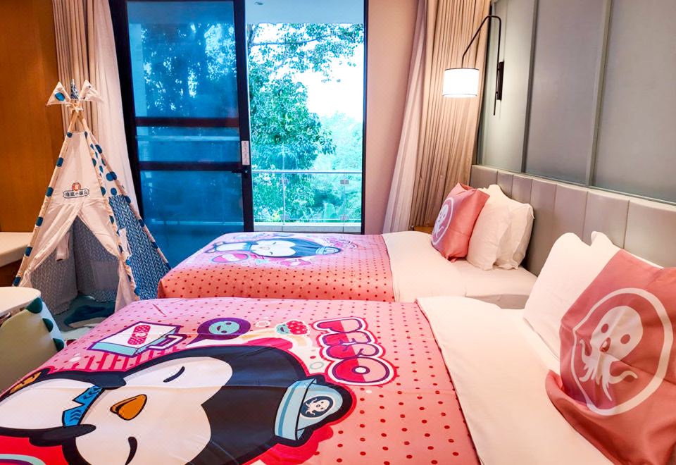 海底小縱隊（小公主親子房+MINI吧+天然乳膠枕）